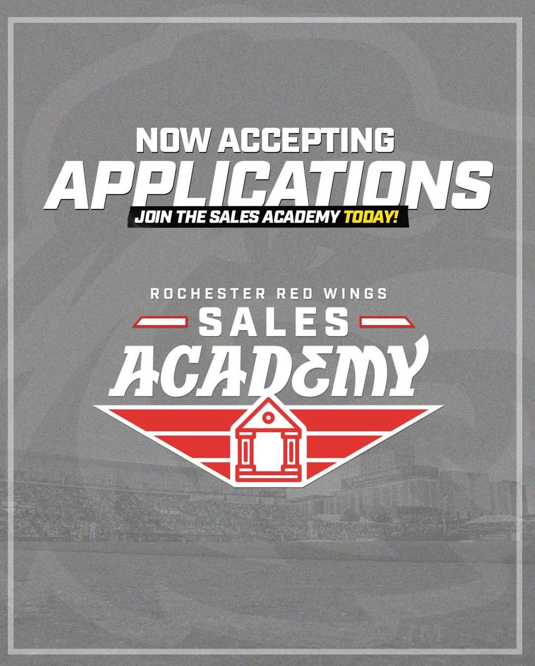 Rochester - 📈 Apply today for the Red Wings Sales Academy, a dynamic ...