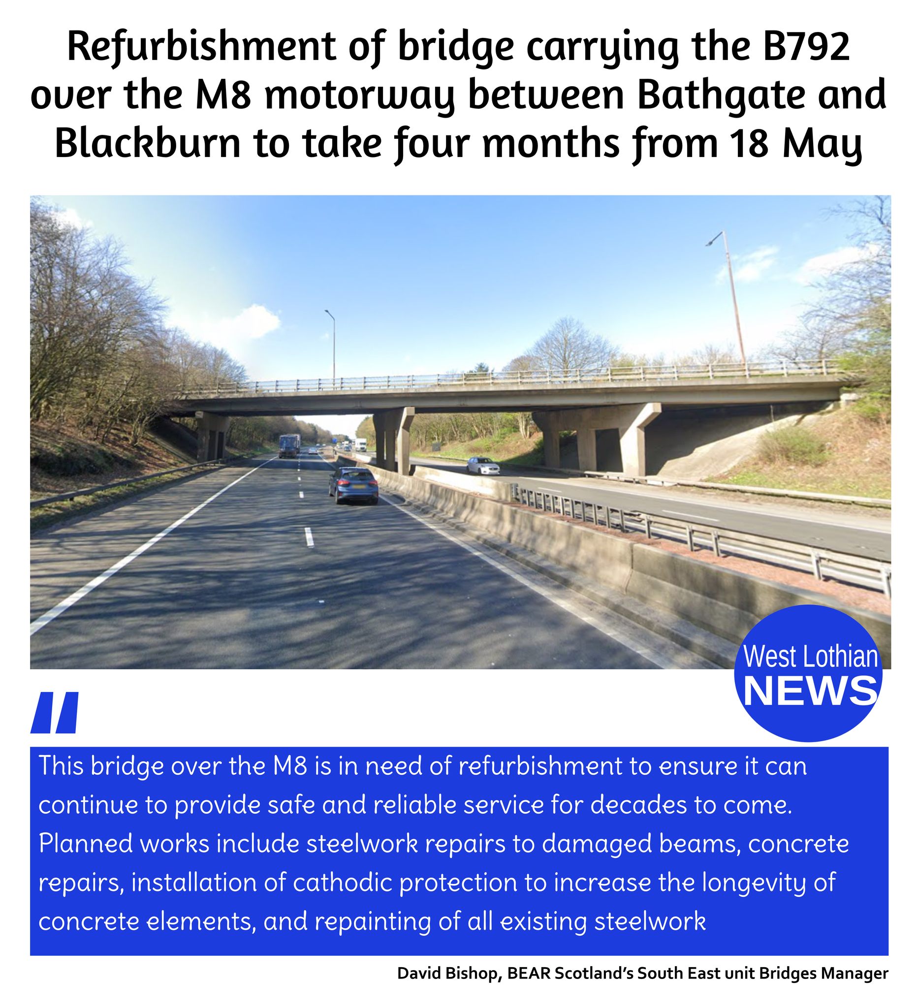 West - DRIVERS are advised to plan ahead and expect delays when a major ...