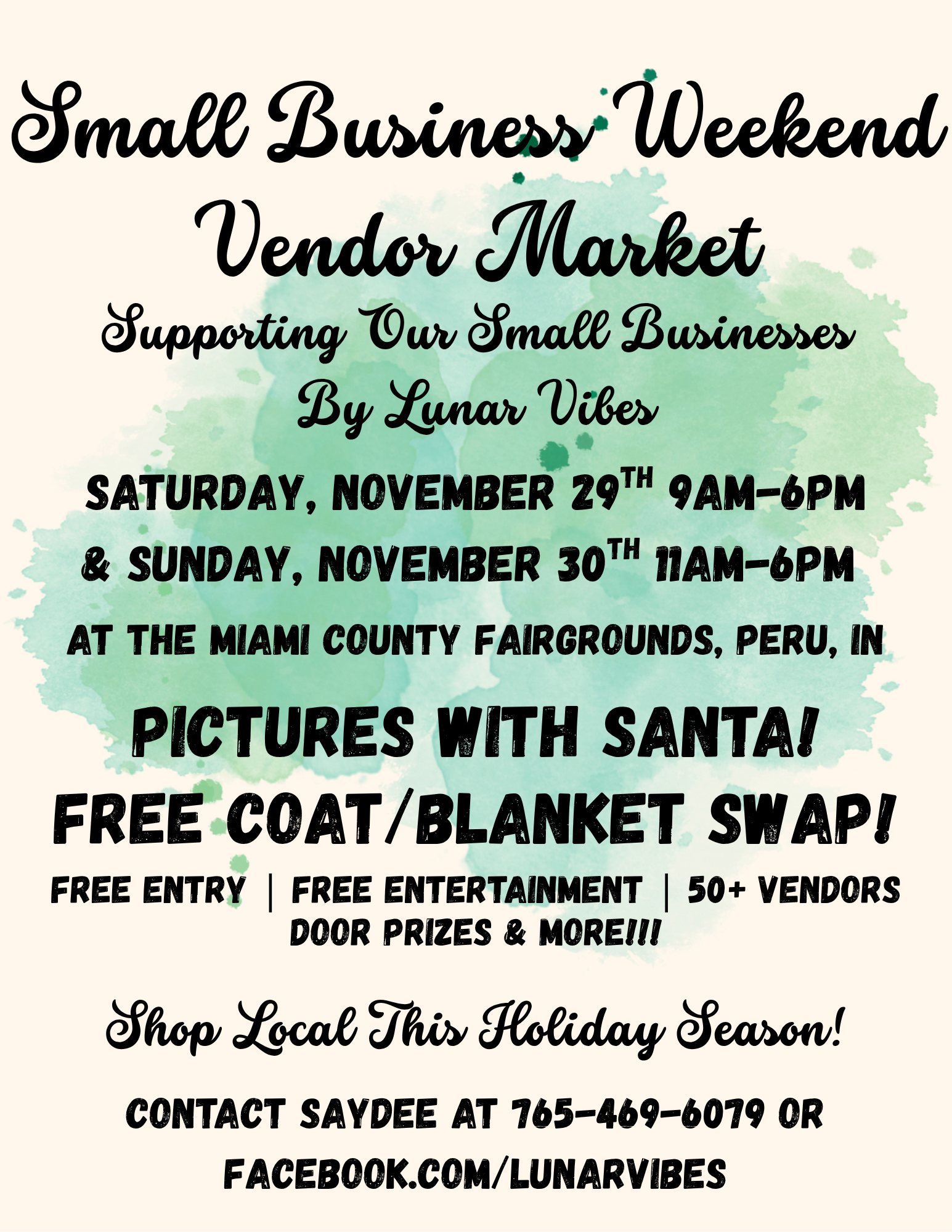 Small Business Weekend Vendor Market
