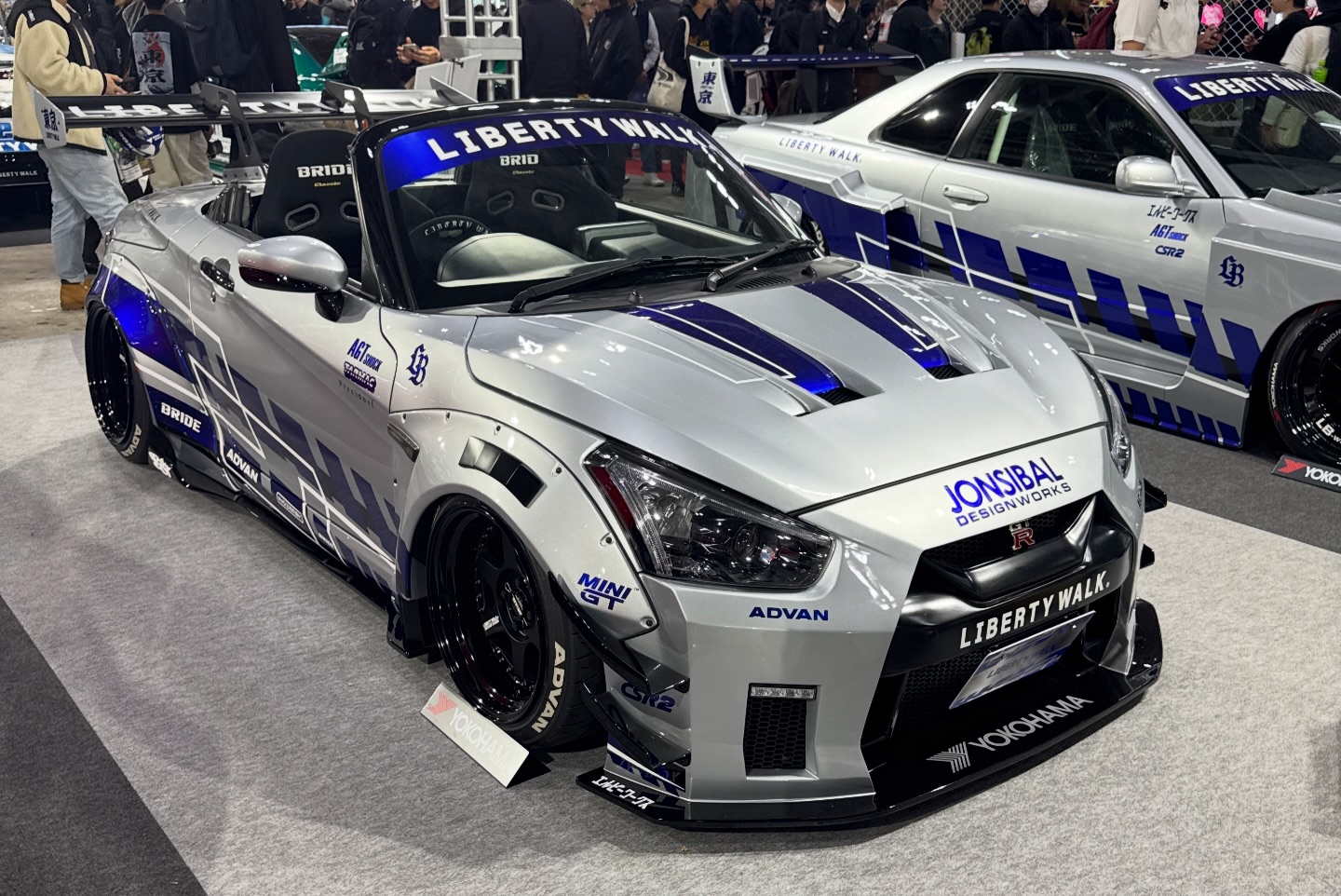 The @libertywalkkato stand at @tokyo_autosalon_official was a