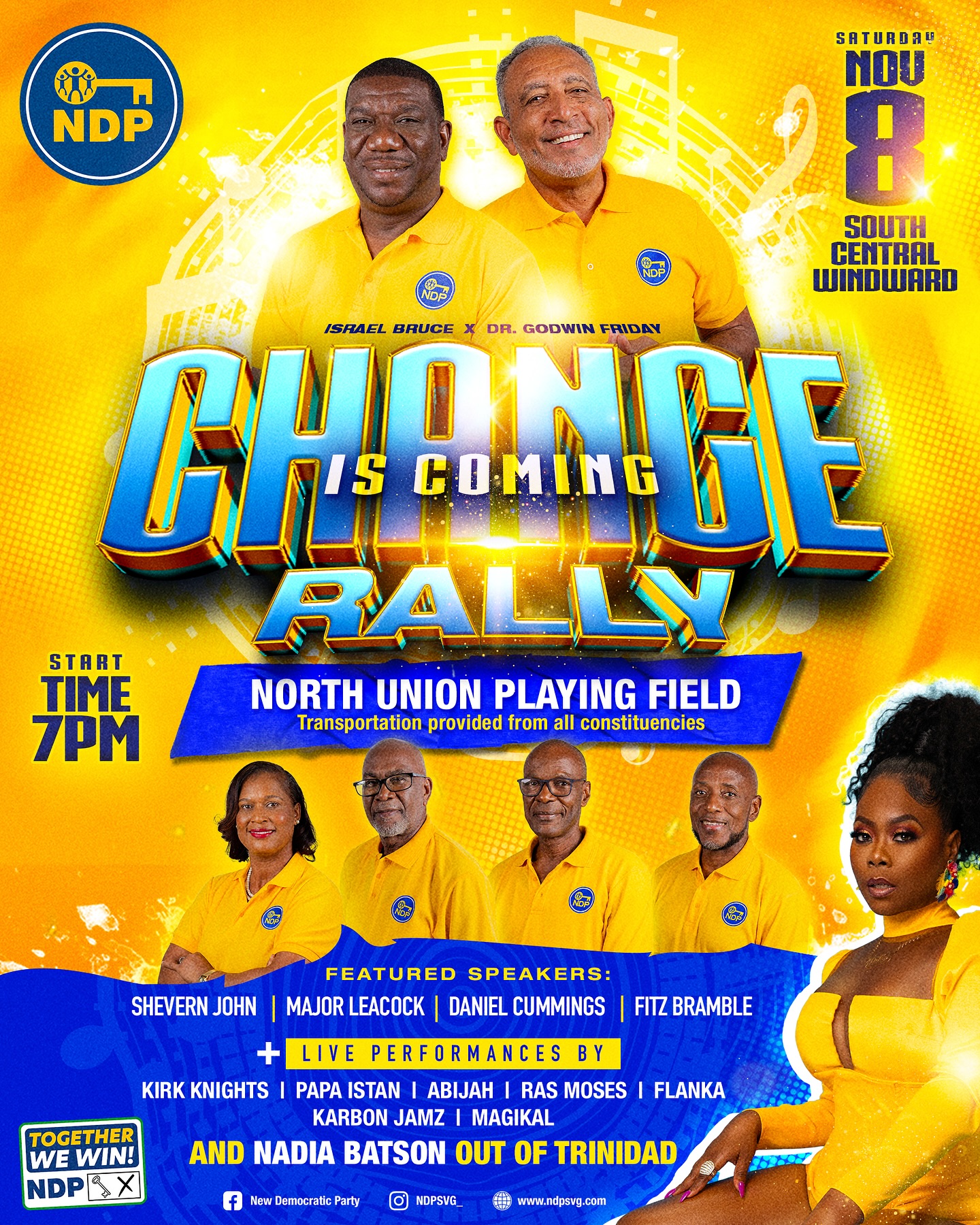 The Change Is Coming Rally is... - New Democratic Party | Facebook