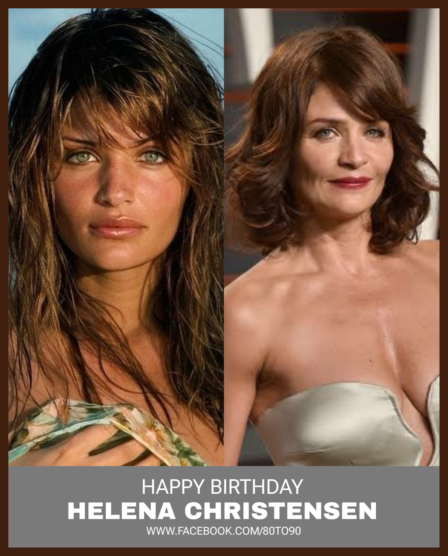 Helena Christensen for GQ magazine, 2007 - Portrait by Michael
