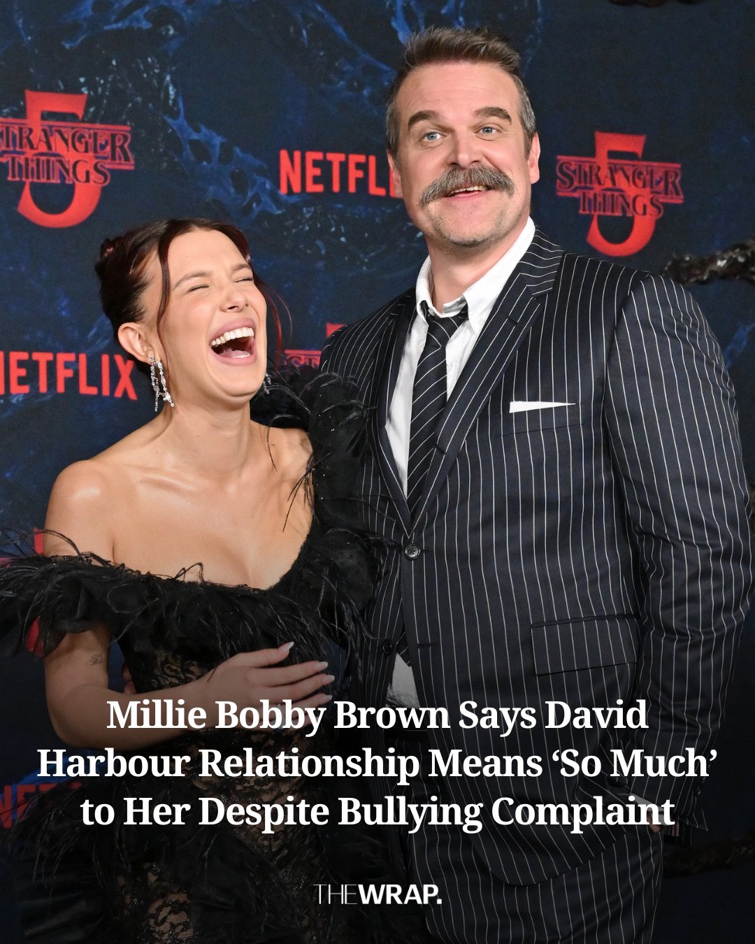 TheWrap - Millie Bobby Brown refused to speak ill of her co-star, David ...