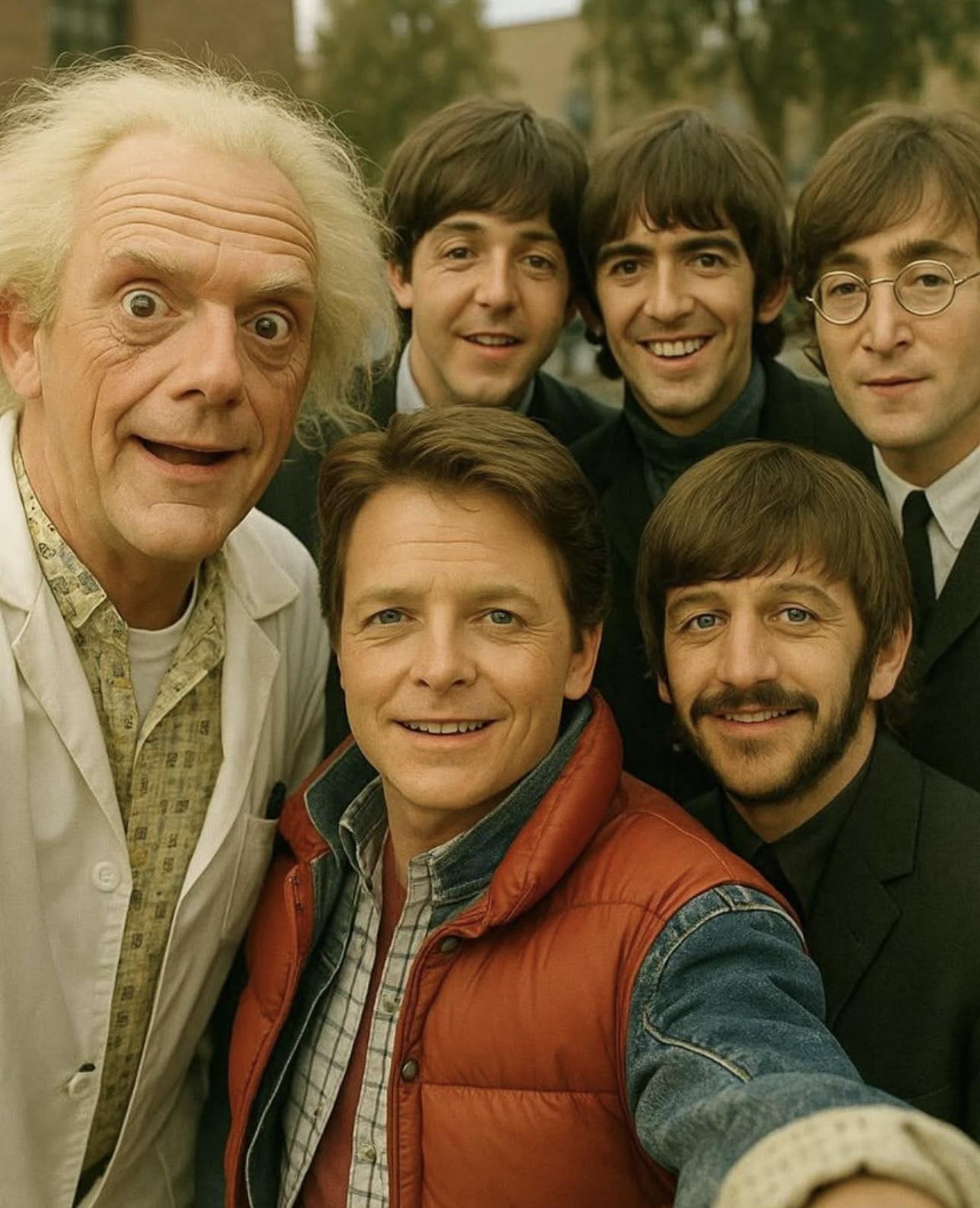 Rocknshots - If Doc and Marty went to 1965 instead of 1955. 🎸🎶 | Facebook
