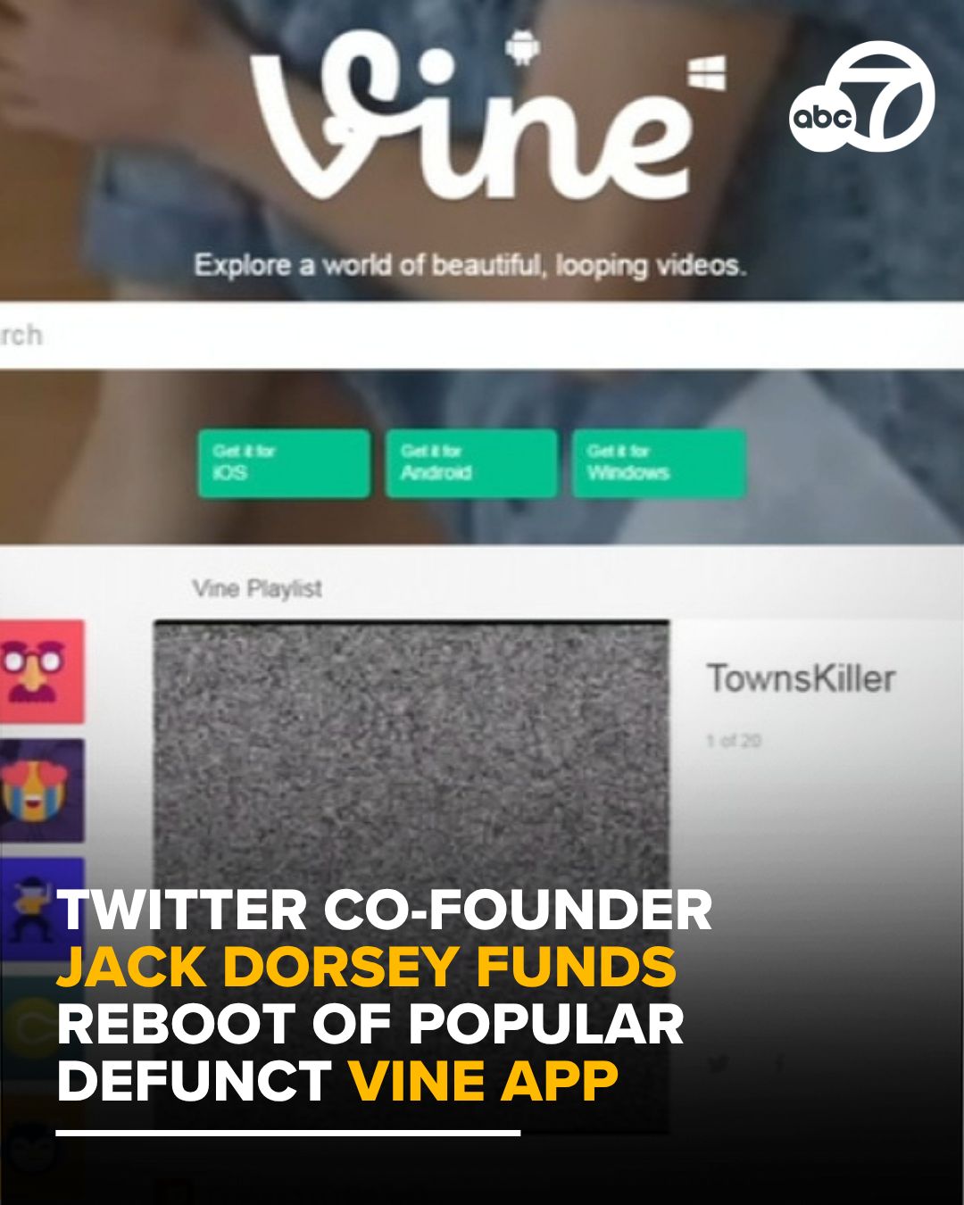 ABC7 - Ready to redo it for the Vine? Well, the popular defunct video ...