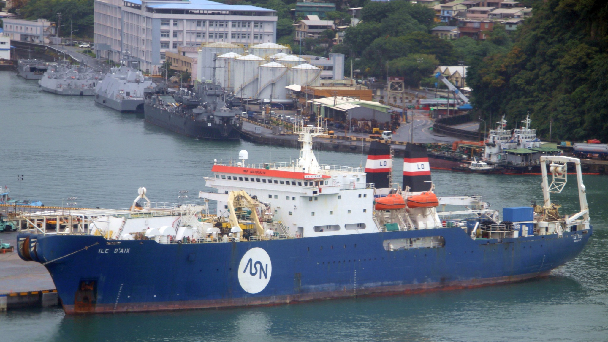 臺灣賞船人Taiwan - 法國航商阿爾卡特海底網路公司(Alcatel Submarine Networks)旗下法國籍 海底電纜敷設船 ...