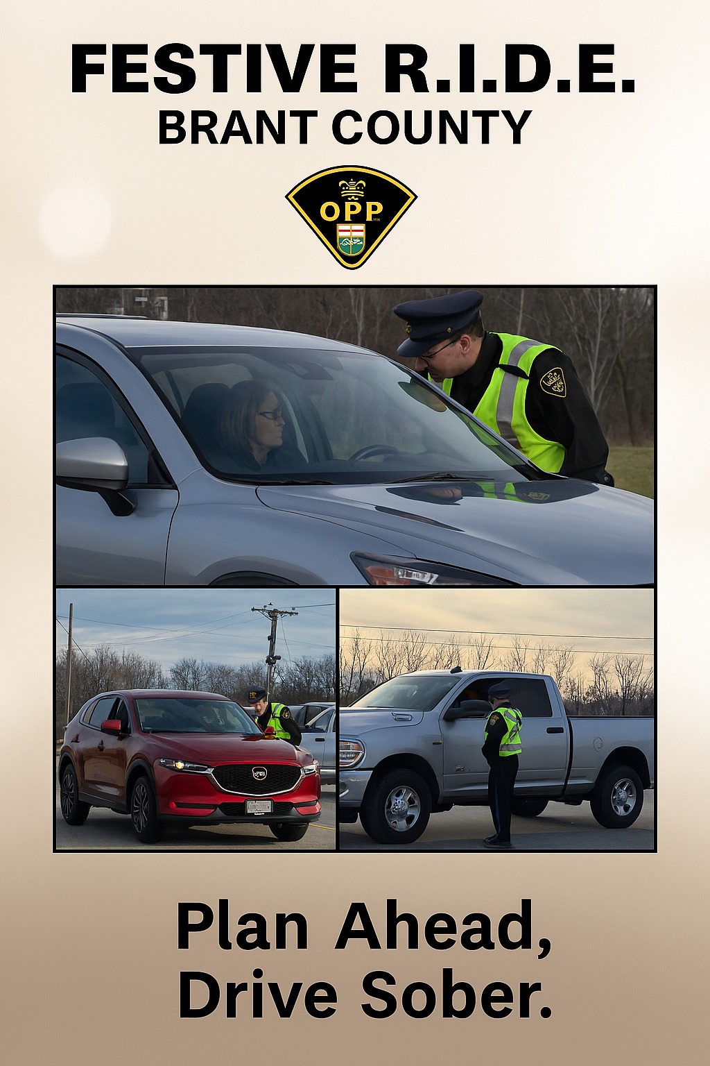 Ontario - Reminder! Brant County OPP Launched it's 2025 Festive RIDE ...