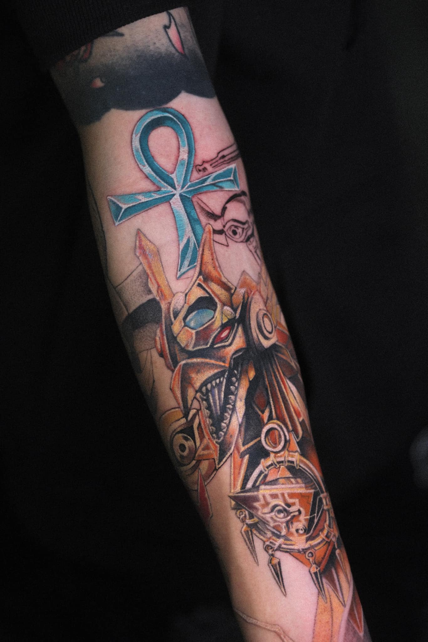 E Tattoo. - E TATTOO_ 學廷作品 死者甦醒 ️ 遊戲王，進度中！ . . 翼神龍剛脫完皮！ 個人作品Instagram ...