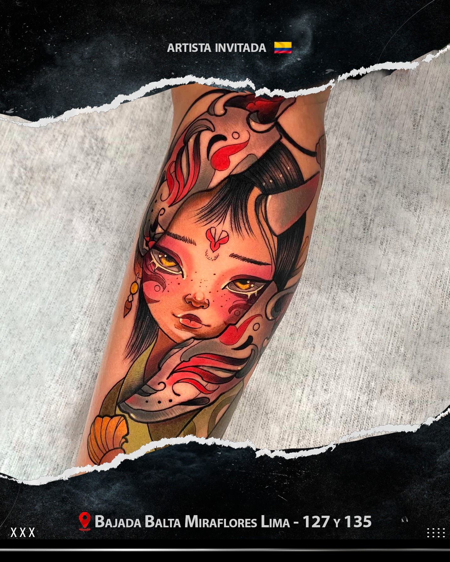 Listx para tatuarte con una artista internacional 🔥🇨🇴 Desde  