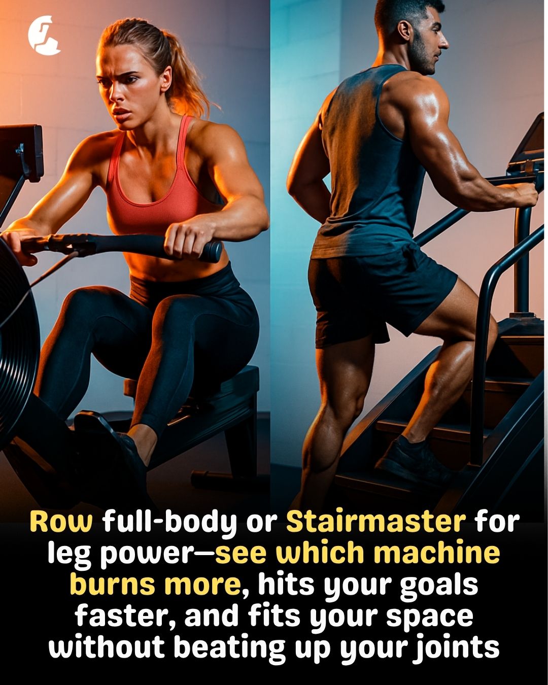 WorkoutHealthy - 💨 Rowing vs stair climber—same sweat, different payoff ...