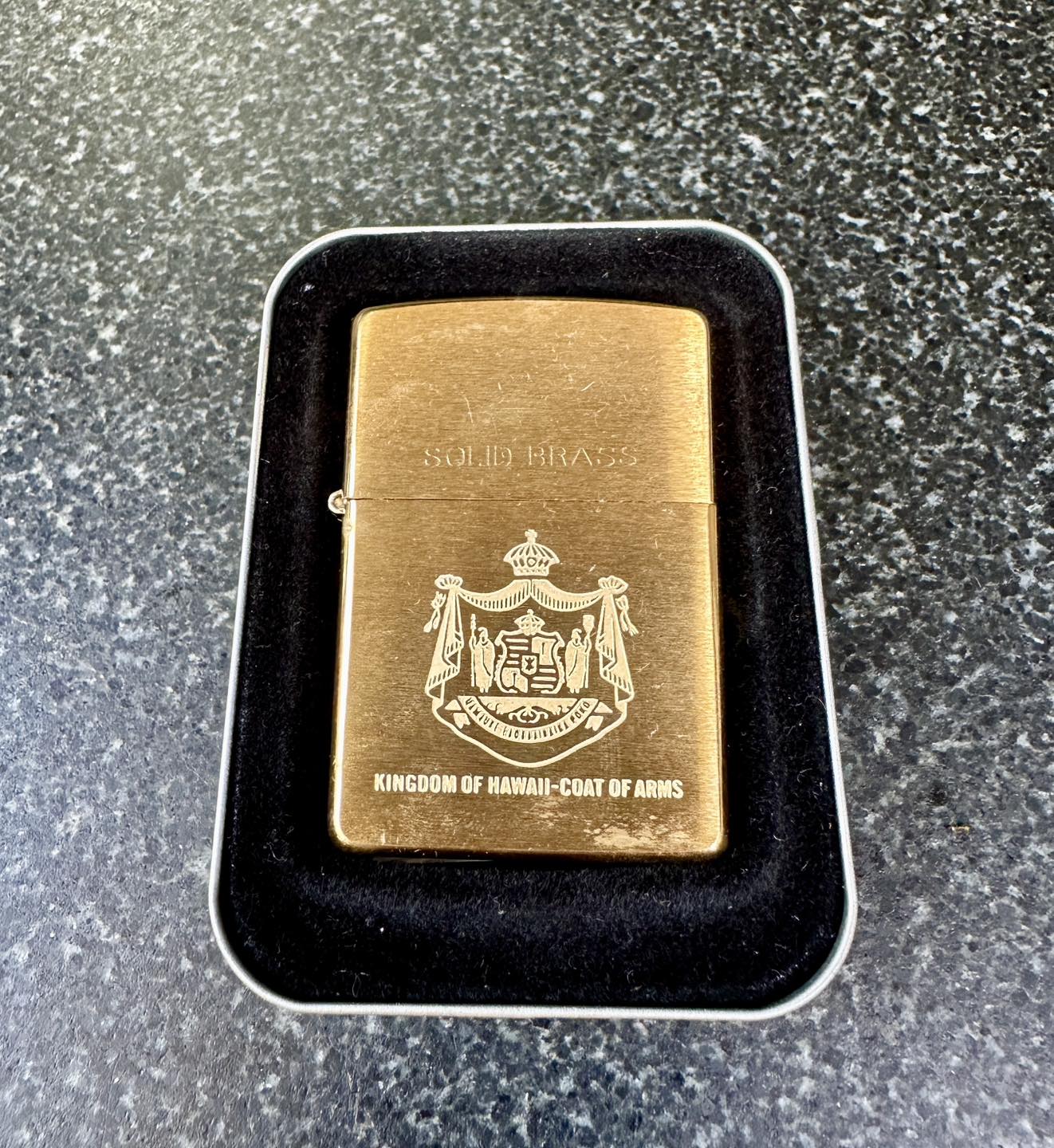 Zippo KINGDOM OF HAWAII-COAT OF ARMS ( Coat of Arms of the Kingdom 