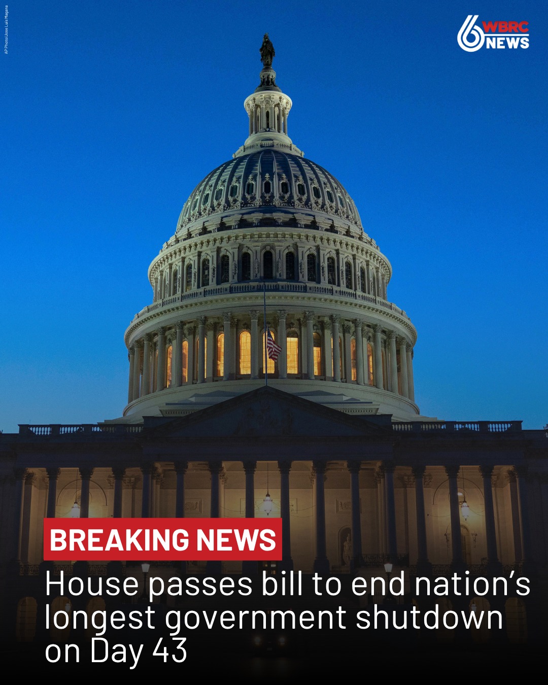 WBRC - The House passes bill to end nation’s longest government ...
