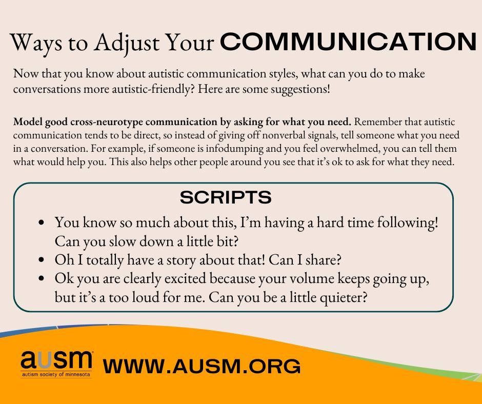 🗣️ Communication... - The Autism Society of Minnesota | Facebook