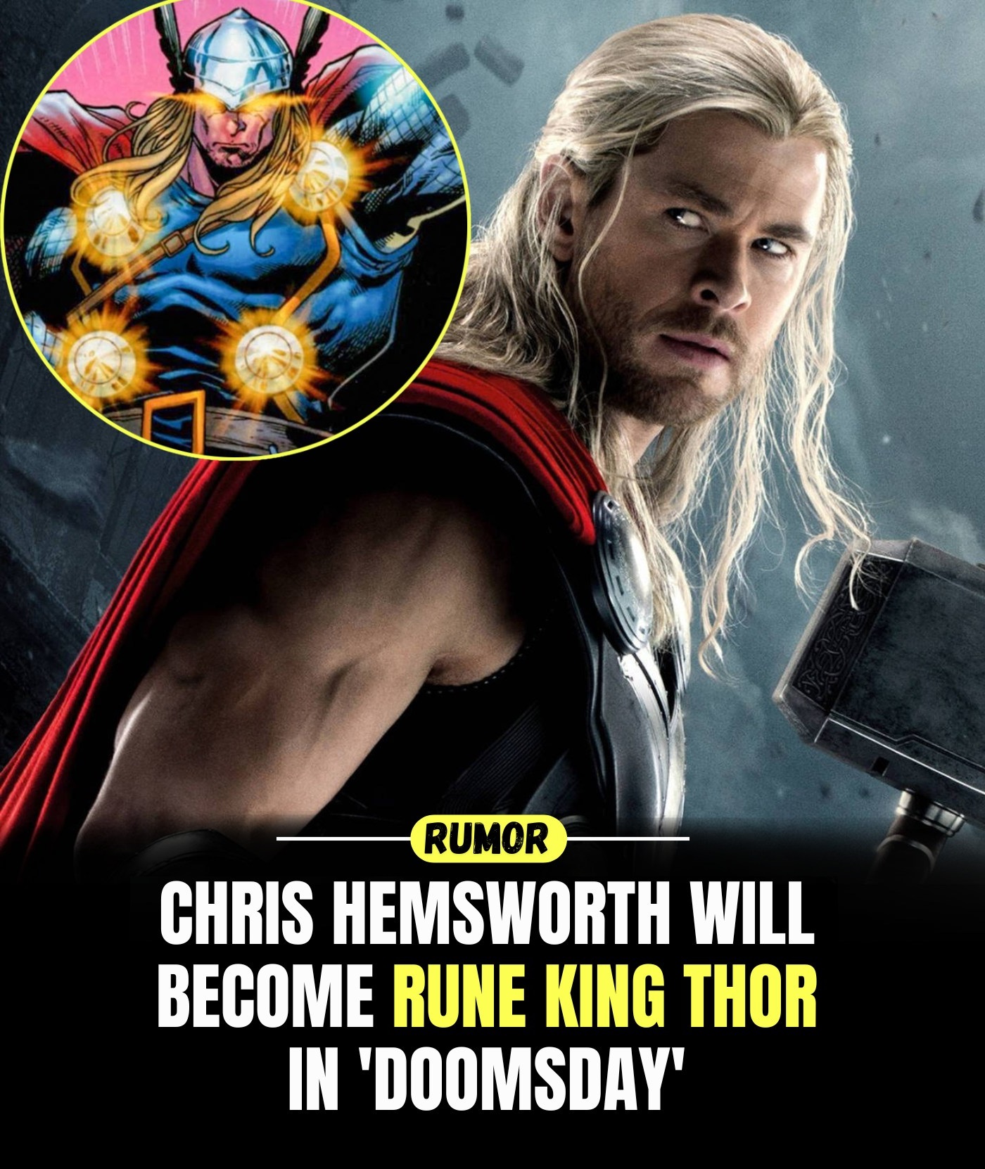 Mr. - ⚡ Chris Hemsworth could become Rune King Thor in # ...