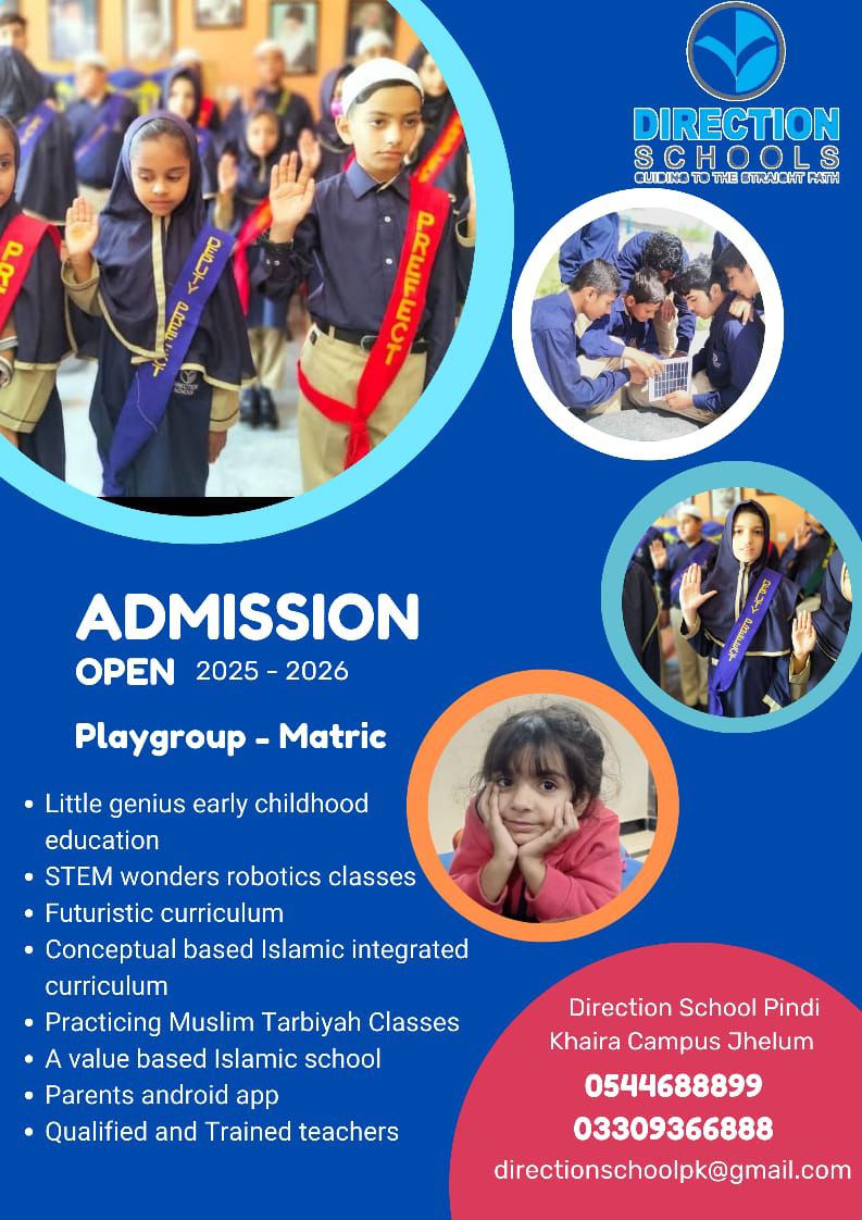 Direction - 🌟 Direction School – Where Values Meet Vision 📍 Pindi ...