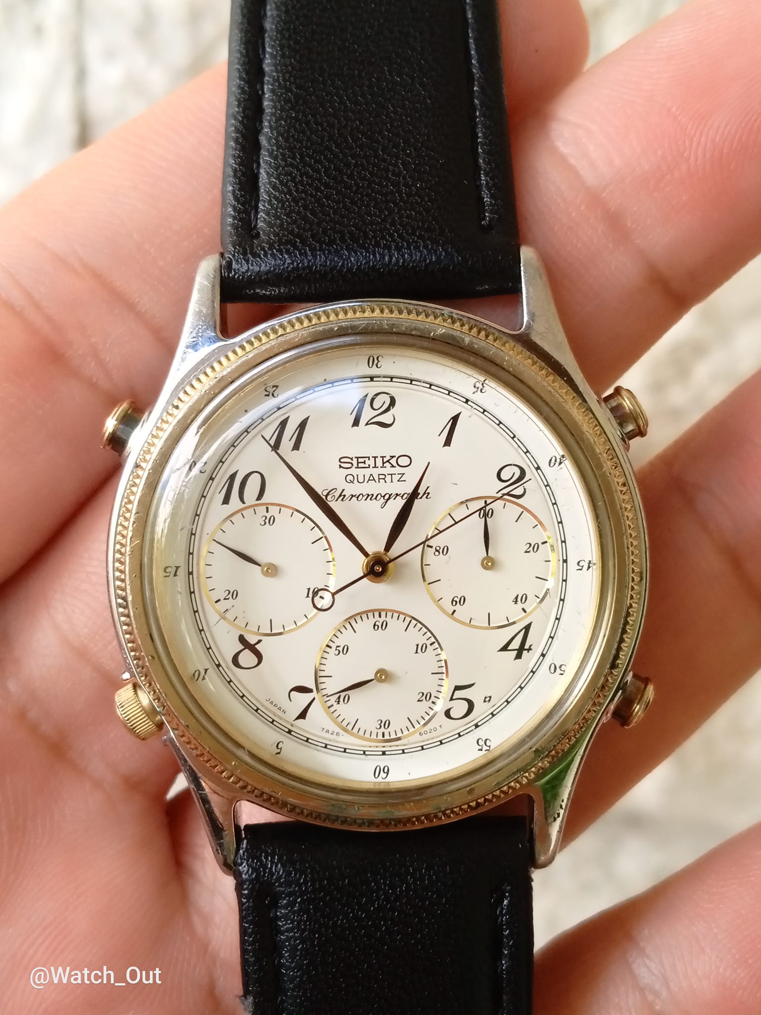 Seiko Quartz Chronograph 7A28-6020