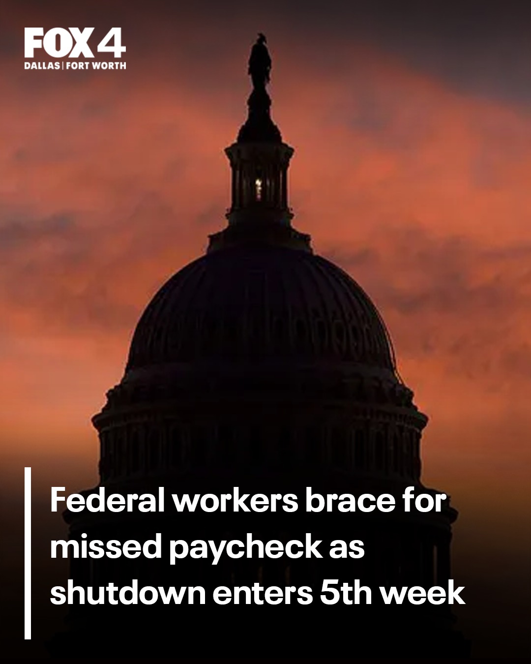 FOX - Washington’s government shutdown has entered its fifth week with ...
