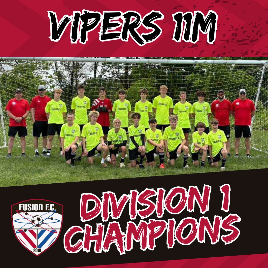 FUSION - Congratulations to our U14 Vipers - CPYSL Division 1 U14 ...