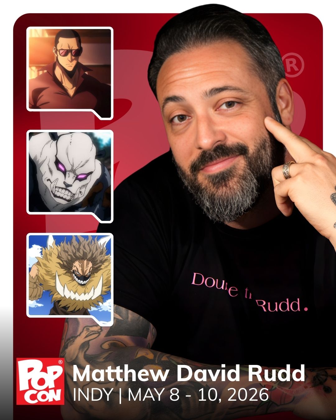 PopCon - 🎙️ POPCON GUEST ANNOUNCEMENT 🎙️ MATTHEW DAVID RUDD is coming ...