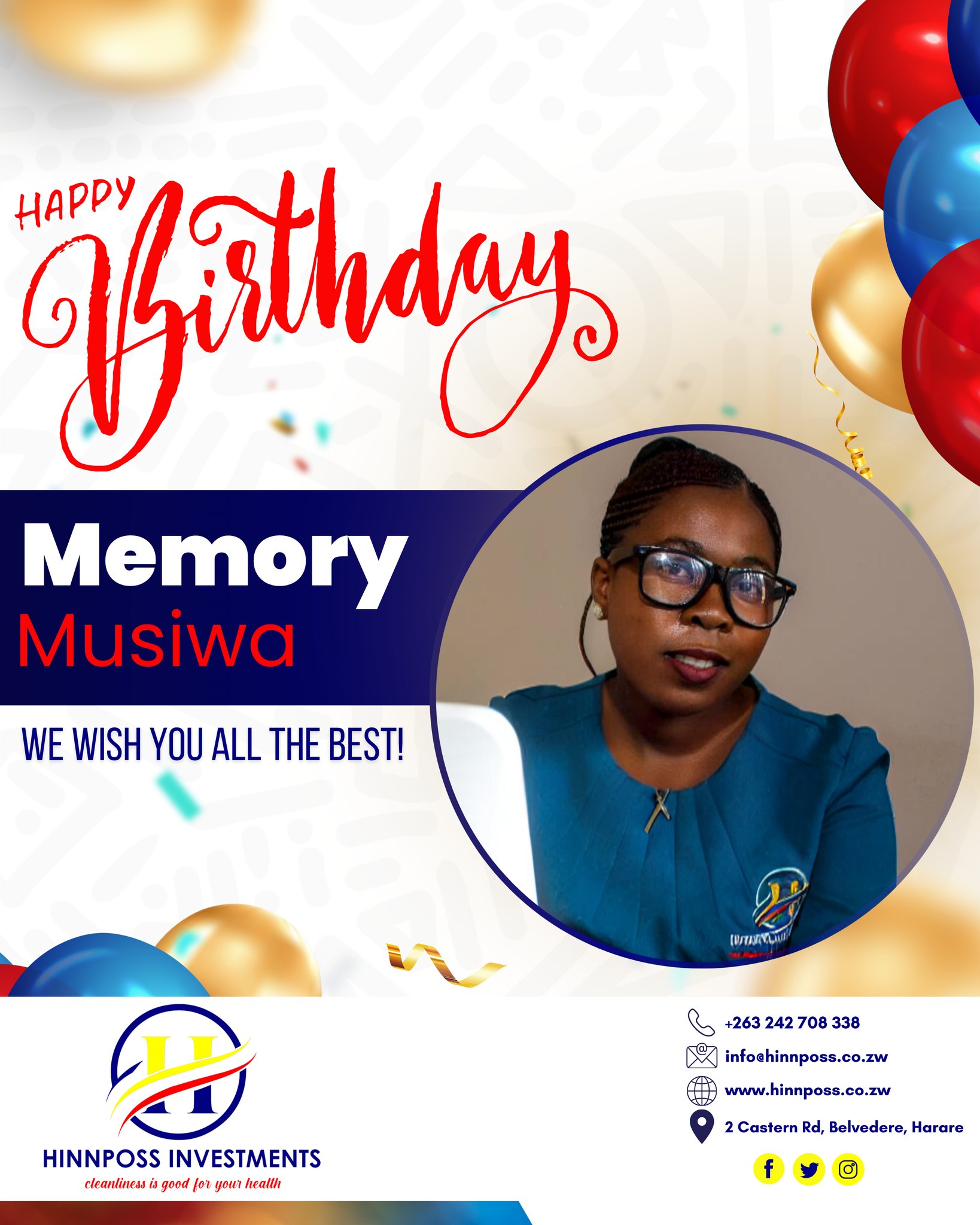Hinnposs - 🔵🟡🔴Happy birthday to one of the brightest stars in our team ...