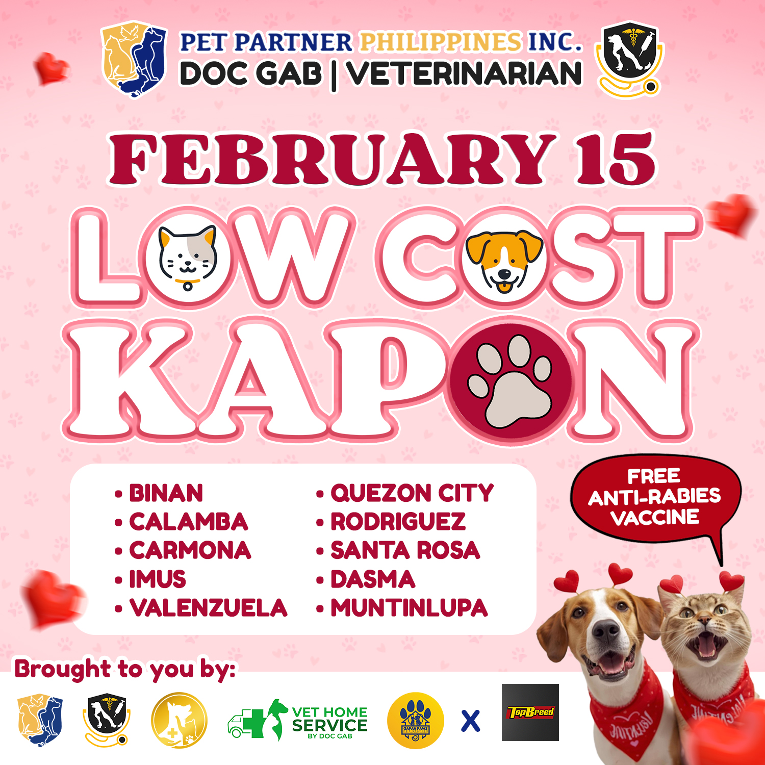 🗓️ February 15 | Low-Cost Kapon |... - Doc Gab - Veterinarian | Facebook