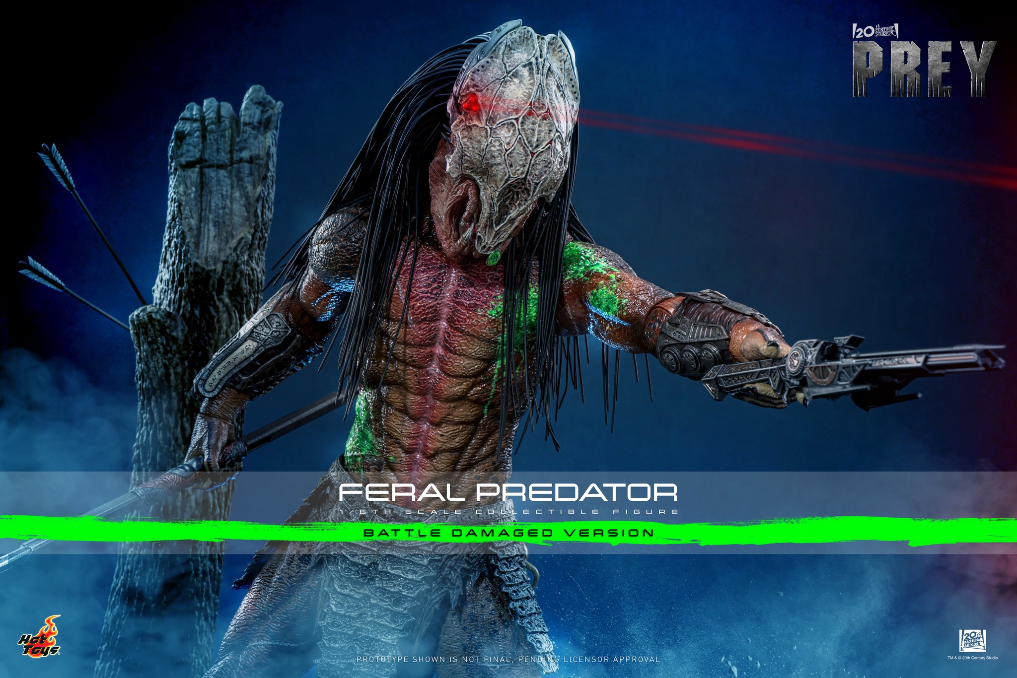 Hot Toys Feral Predator (Battle Damaged Version) is now available