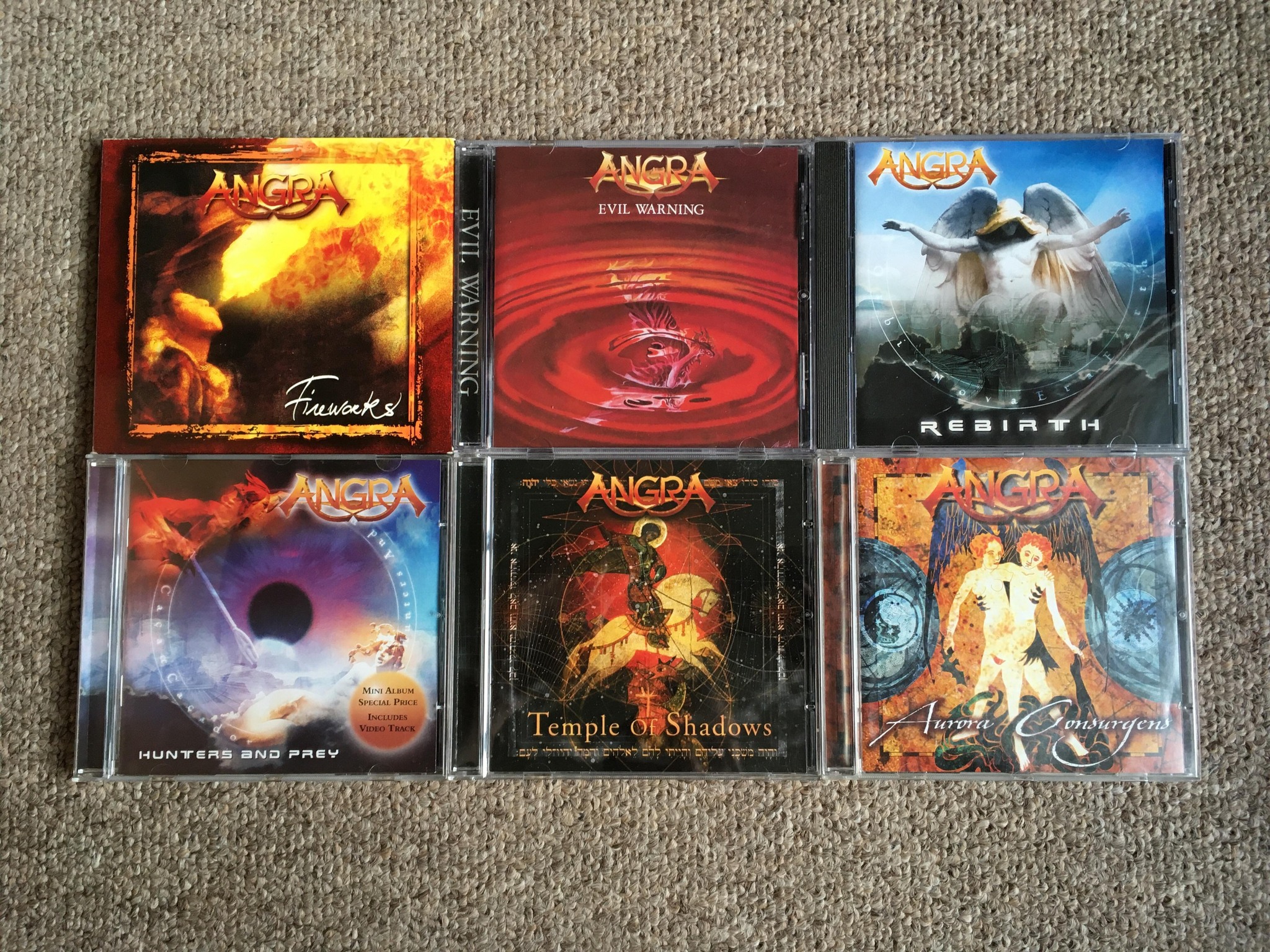 My Angra collection so far! Who