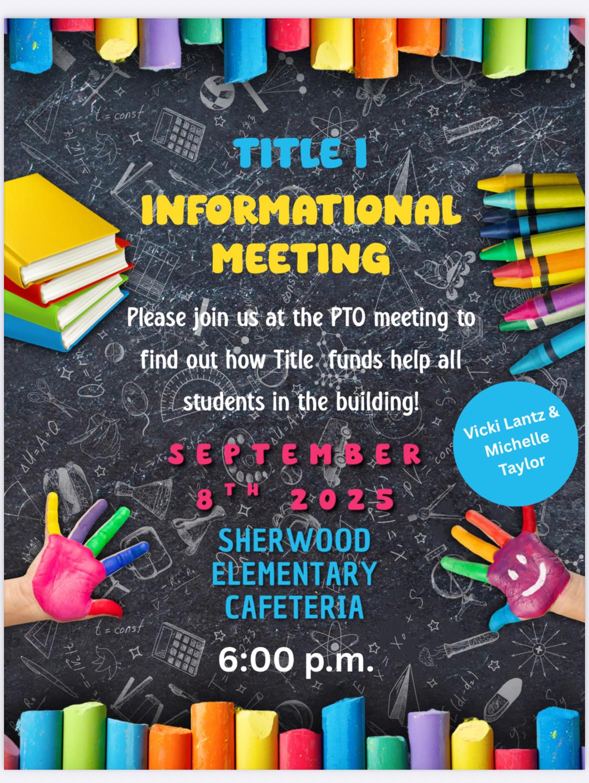 One week out from our first PTO... - Sherwood Elementary PTO | Facebook