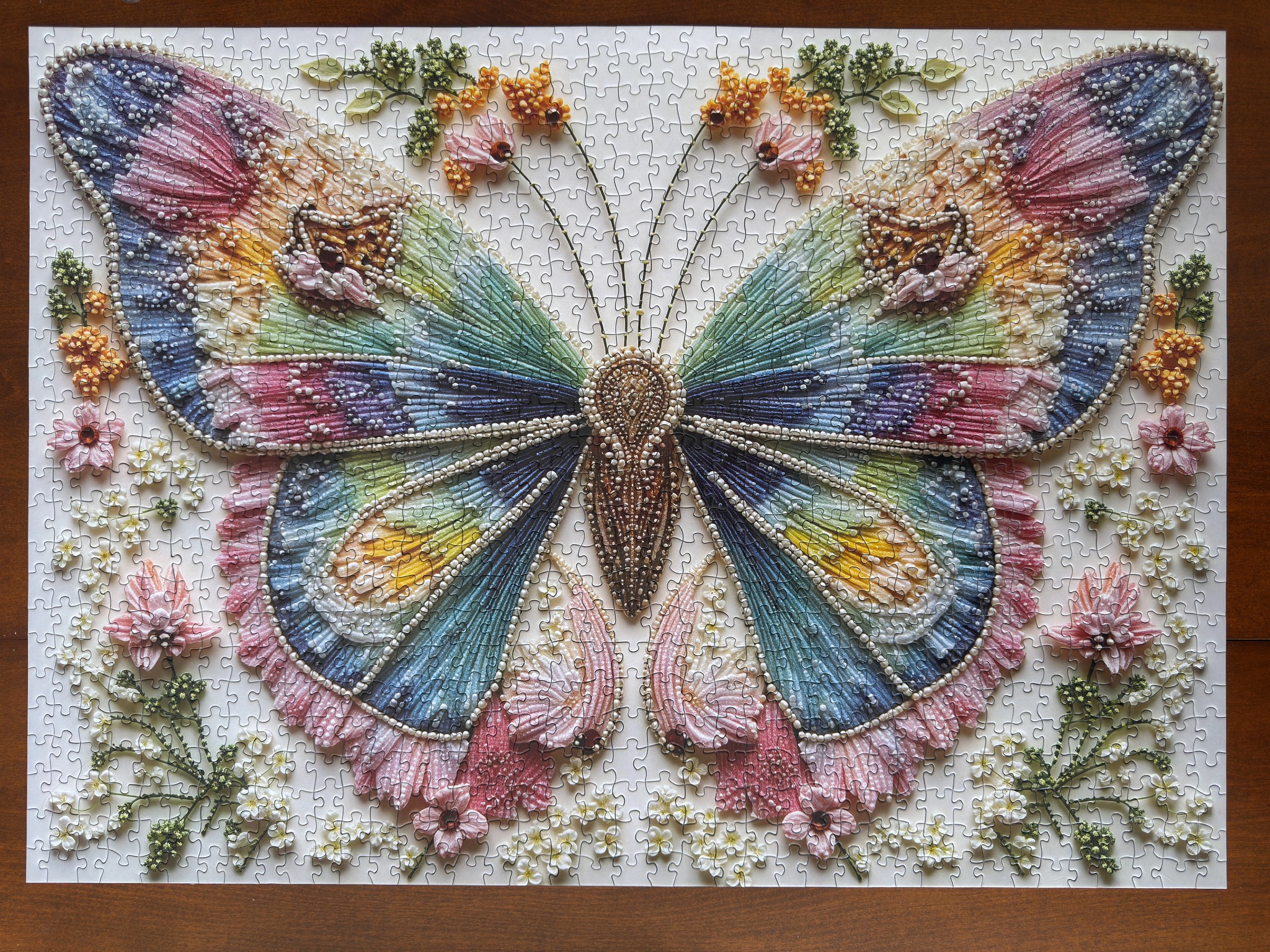 Ceaco 500 Piece Jigsaw Puzzle - Puzzle Shapes: Butterfly