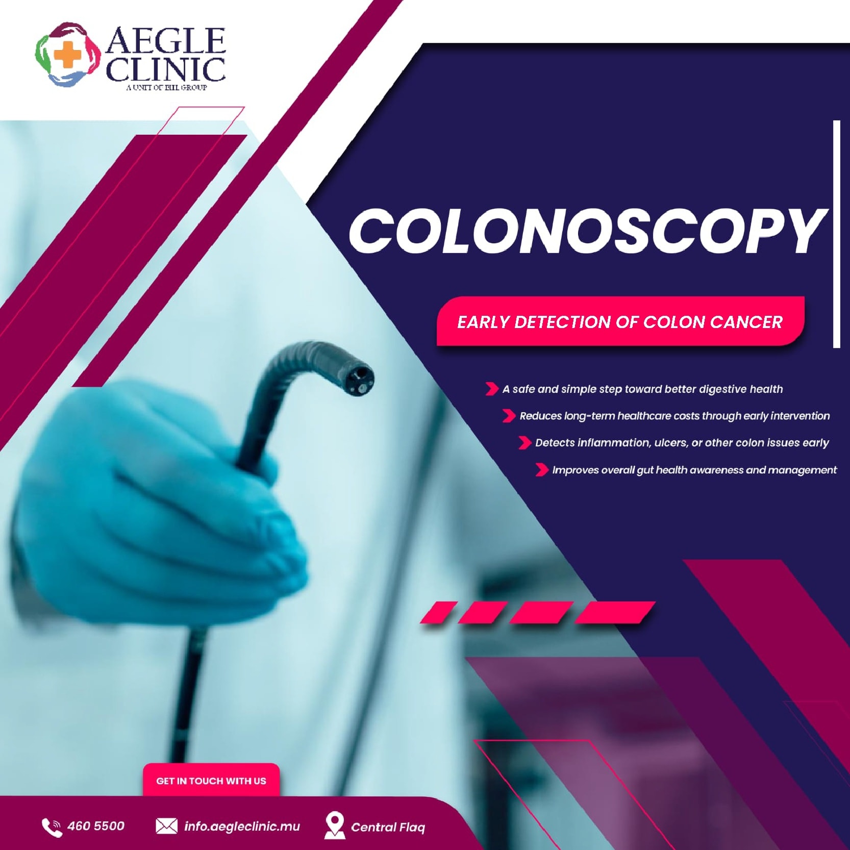 Aegle - 🩺 Early detection saves lives. A colonoscopy is a safe and ...