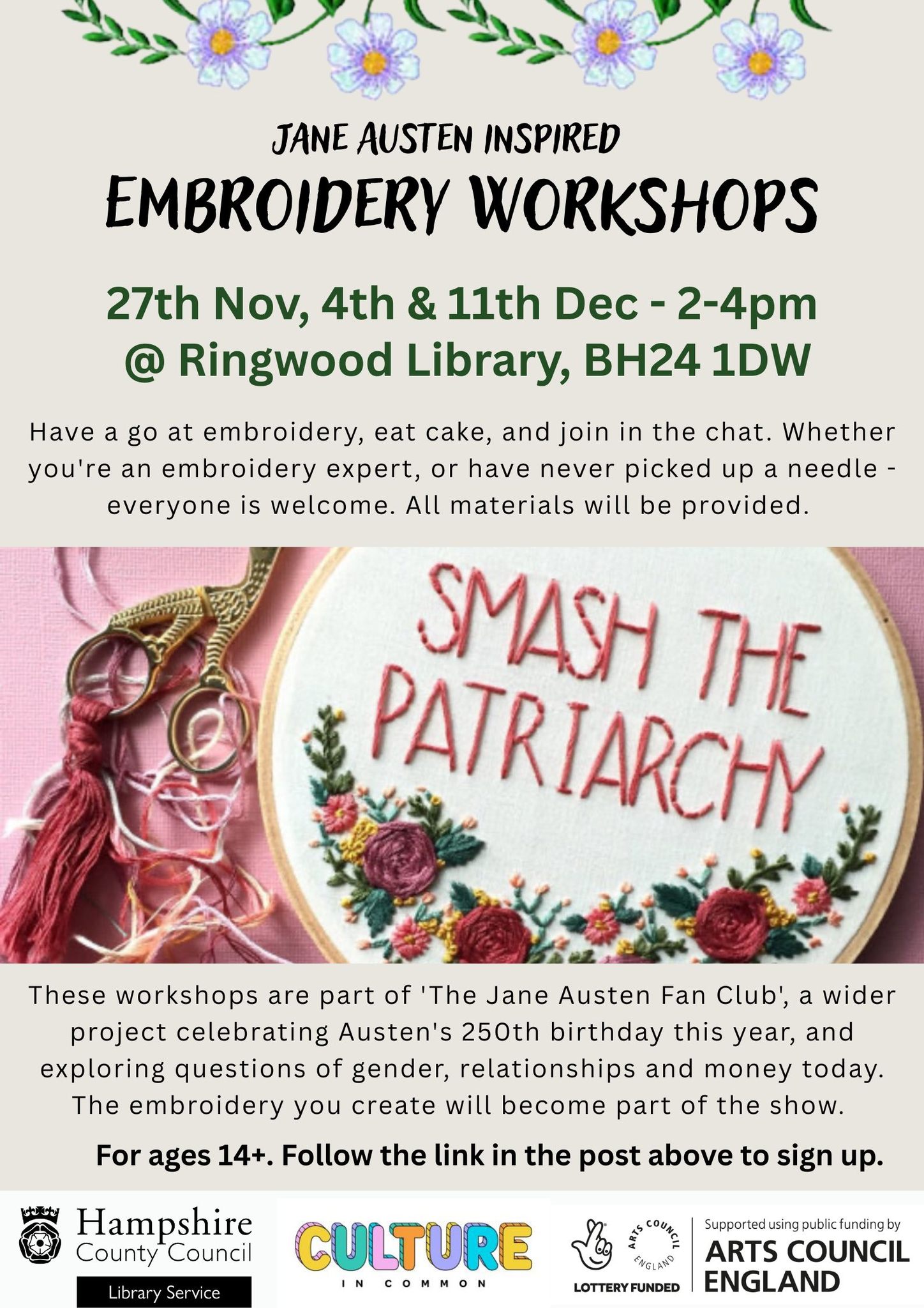 We've got a really exciting collection of workshops coming up in the ...