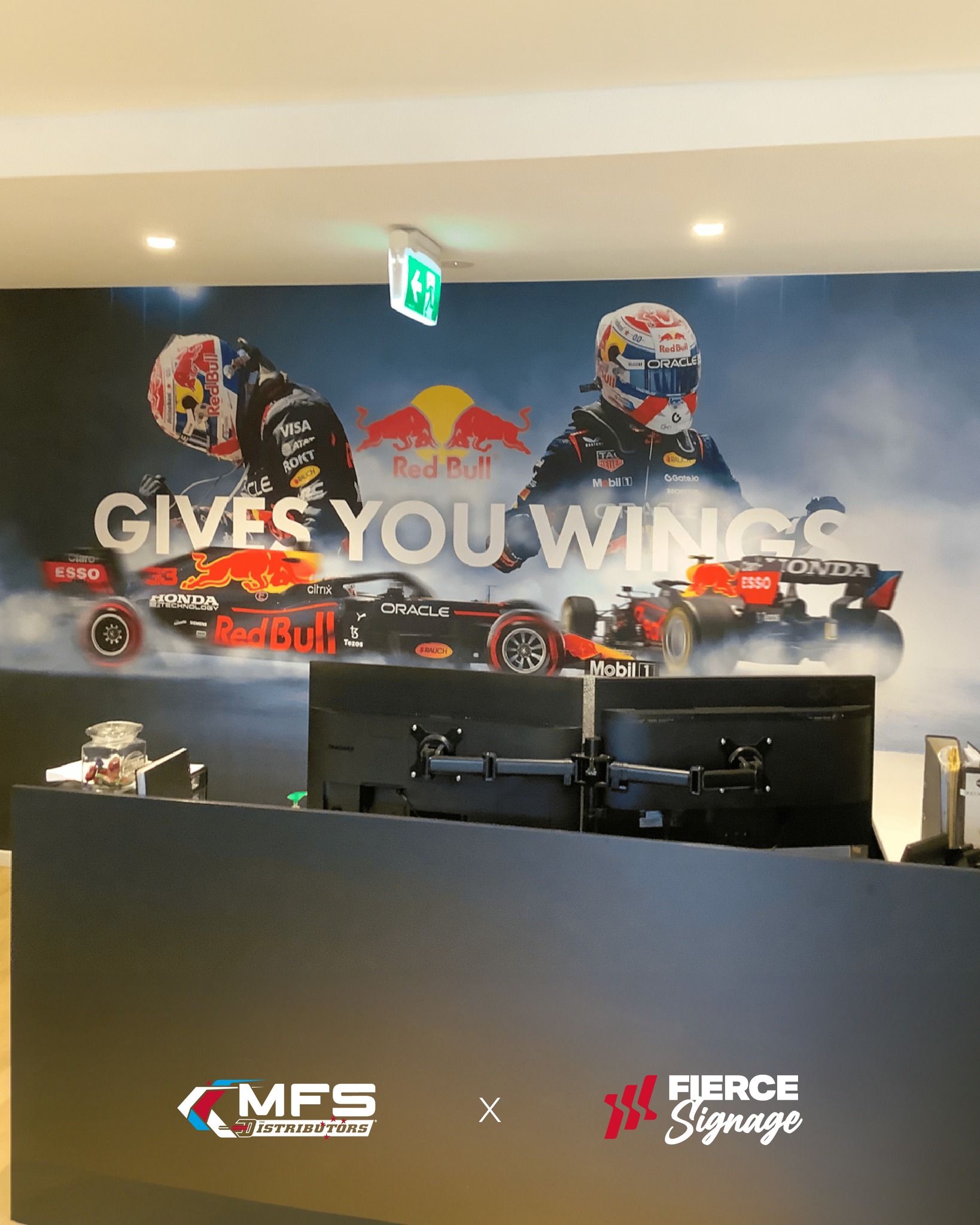 Fierce Signage - 🚀 CUSTOM DESIGNED OFFICE WALL 🎨 From a... | Facebook