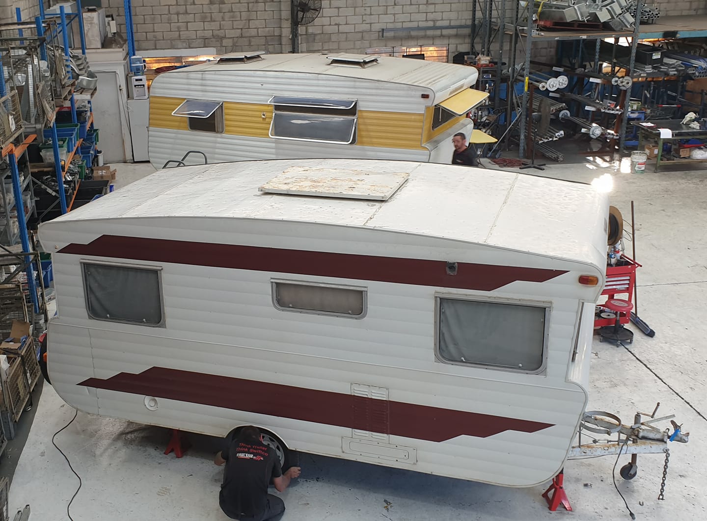 I thought my little 1970's caravan might belong here! 💕