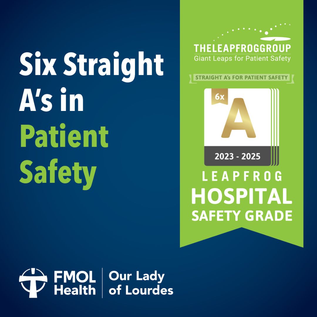 Our - We’re proud to share that FMOL Health | Our Lady of Lourdes ...