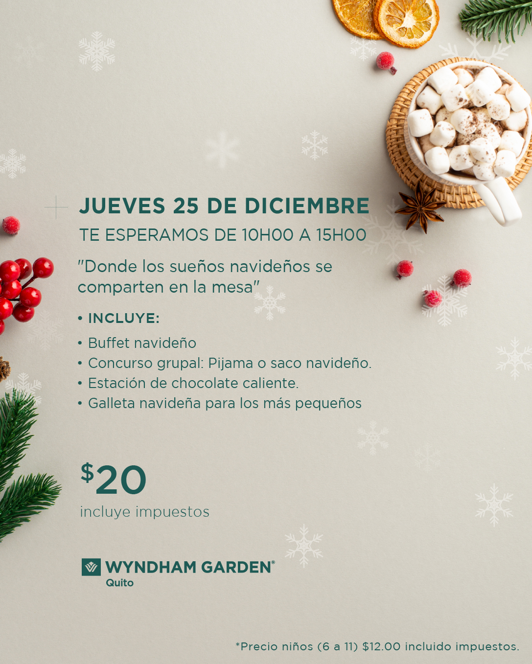 🍪 La Navidad se disfruta mejor... - Wyndham Garden Quito | Facebook