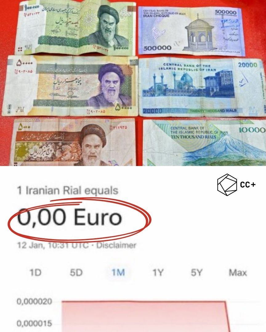 Cultura - Iran’s currency has officially collapsed. 😟 The Iranian rial ...