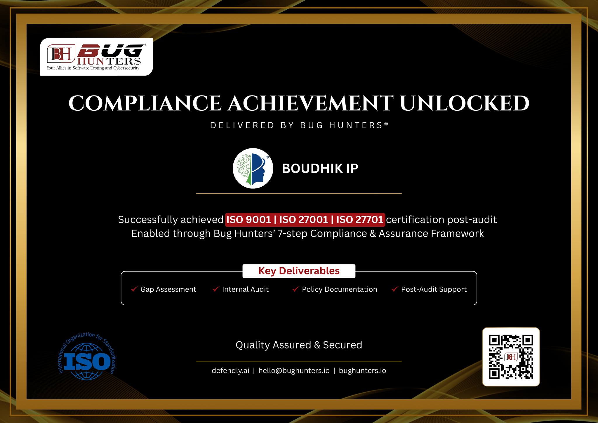 Bug - We’re proud to share that Boudhik IP has successfully achieved ...