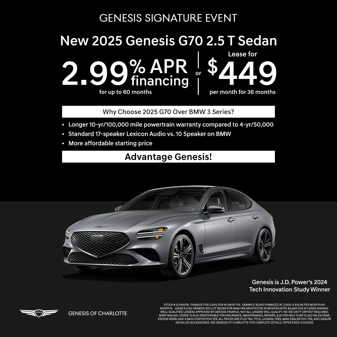 Genesis - 🚘 2025 Genesis G70 – Drive in Style & Save! The 2025 Genesis ...