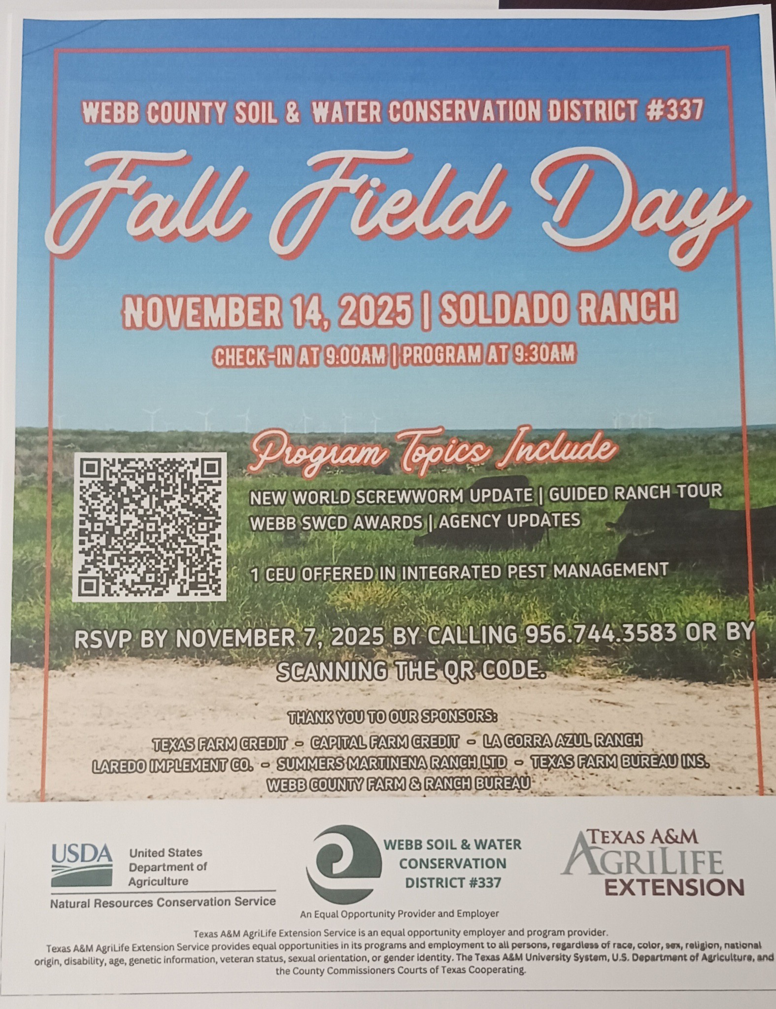 Webb Soil & Water Conservation District #337 | Laredo TX