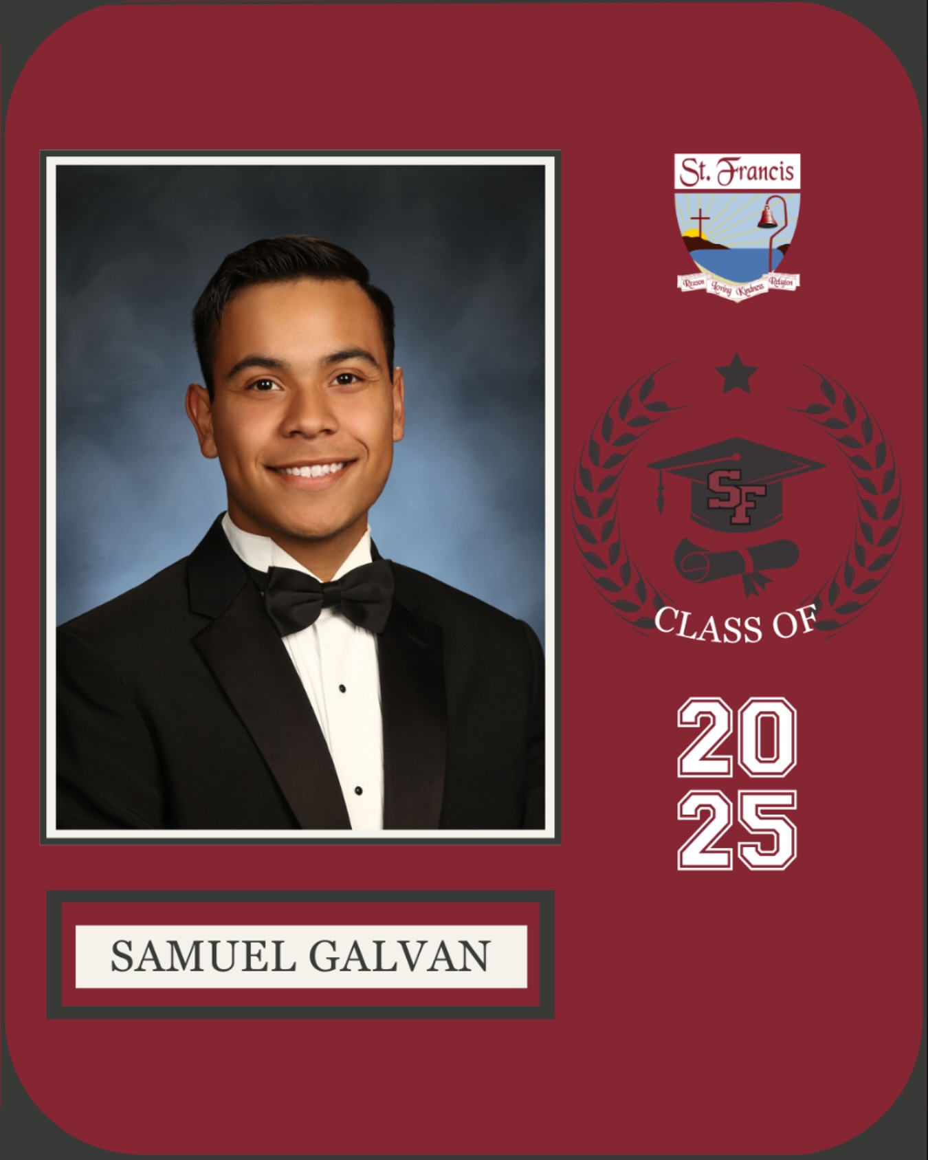 St. - Congratulations to Class of 2025 senior Samuel Galvan for his ...