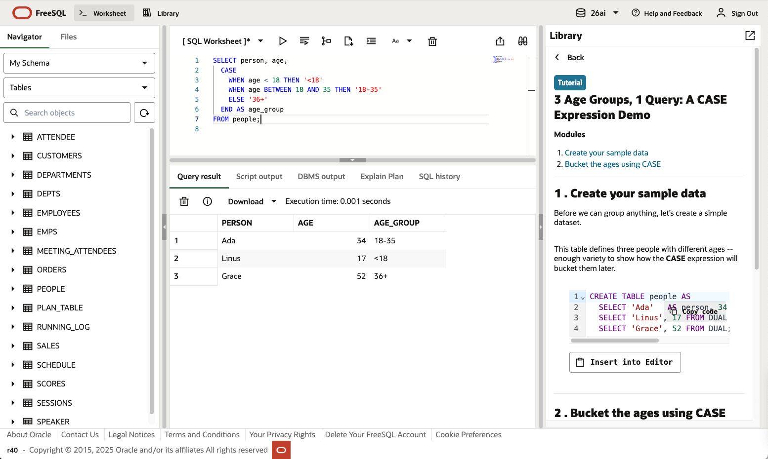 Oracle - You don’t need multiple queries to answer some of your typical ...