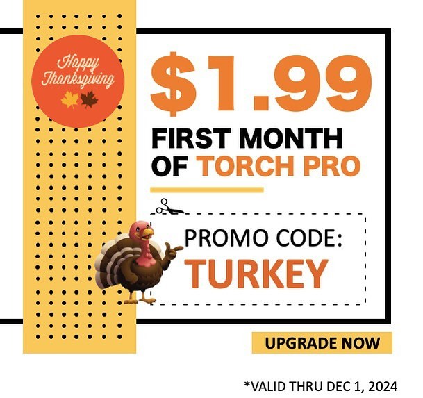 Torch College Recruiting - 🦃 Upgrade to Torch Pro for $1.99 using code ...