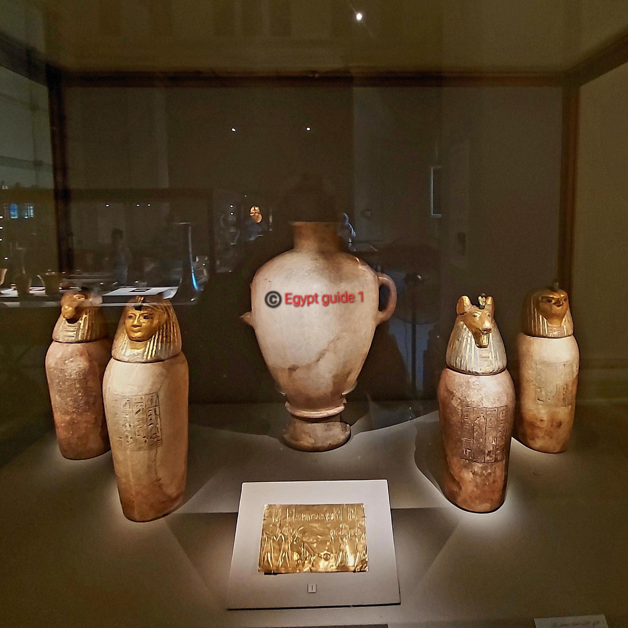 Egypt - ⚱️ The Canopic Jars of Pharaoh Psusennes I – Guardians of the ...
