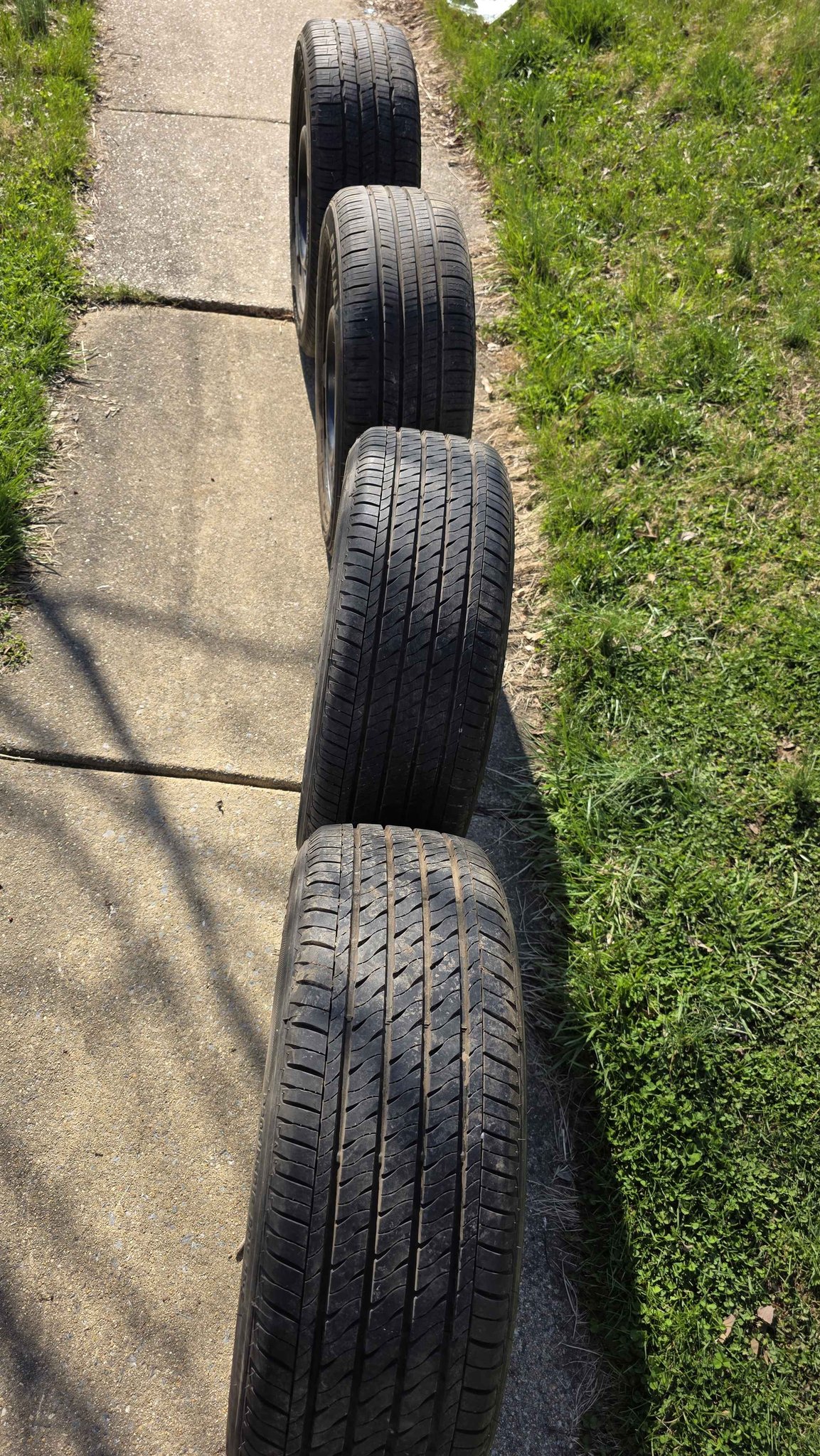 4 Goodyear Reliance All-Season Tires w/ 16 inch Steel Rims - Car Wheels ...