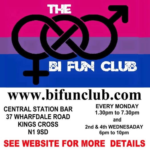 QX Magazine - ⭐ Bi Fun Club 📅 Every Monday 🕣 @ 1:30 pm –... | Facebook