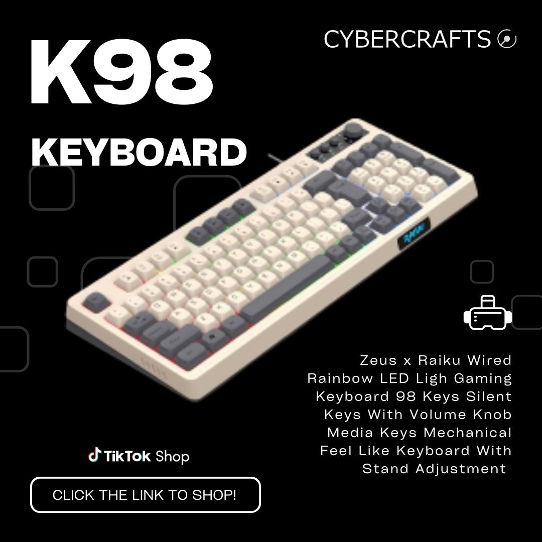 Cybercrafts - The Zeus x Raiku gaming keyboard enhances... | Facebook
