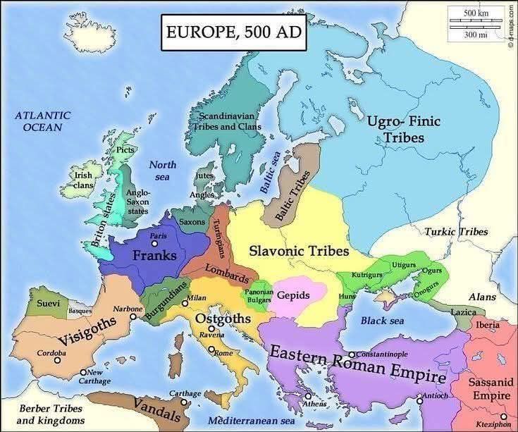 World - 🤔Europe 500 A.D🌿🌲 | Facebook