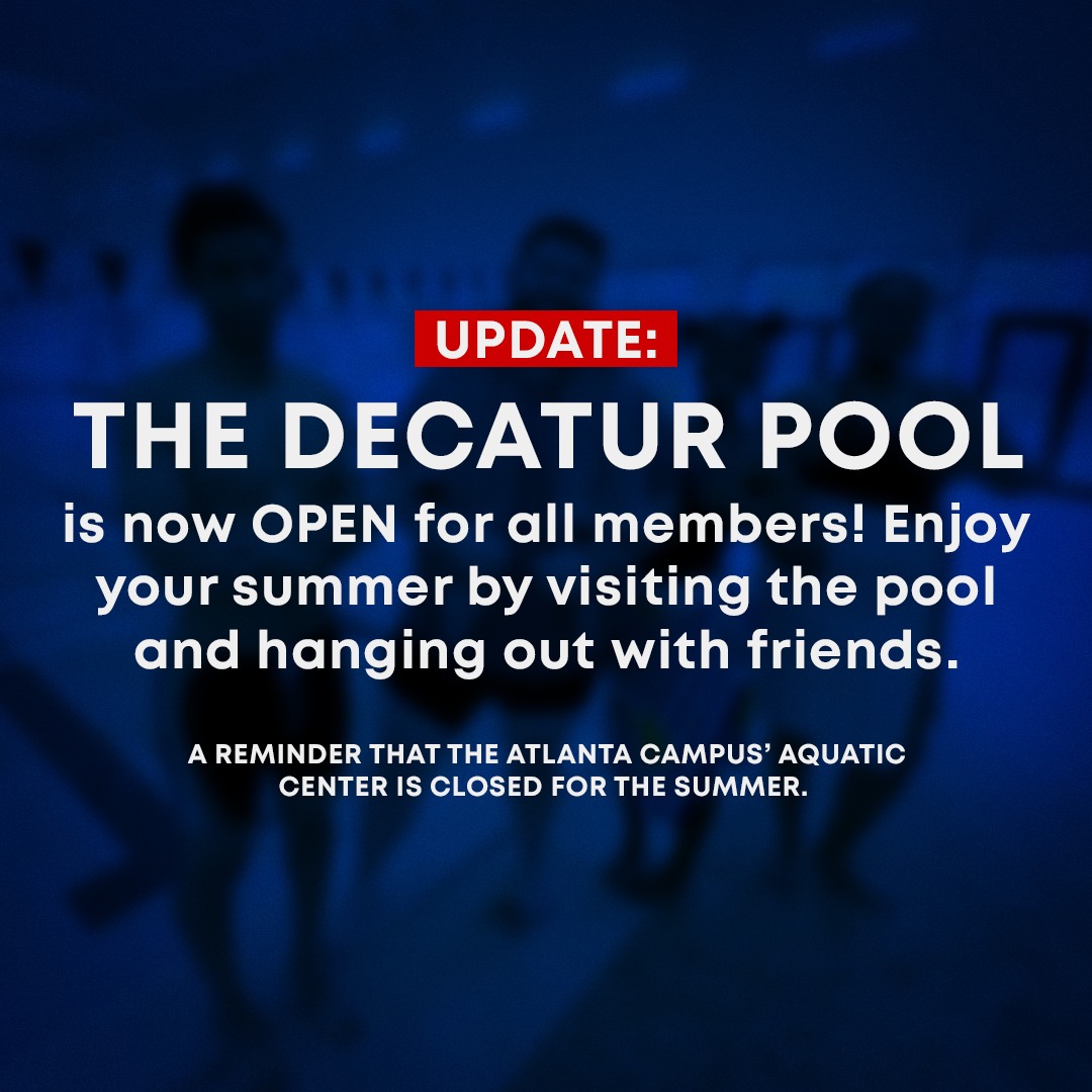 Georgia - ☀️ The Decatur Campus' Pool is now officially open and ...