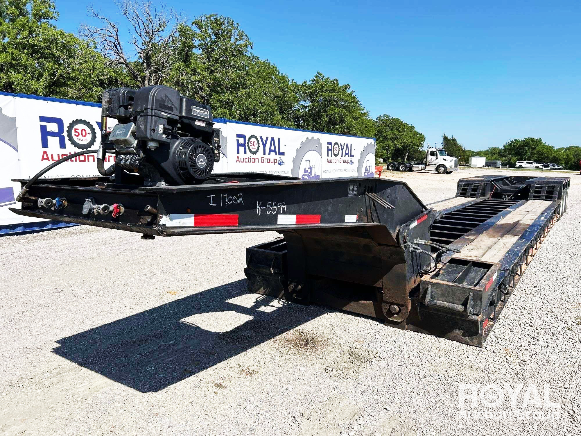 Royal - 1996 Eager Beaver 50 Ton Tri-Axle RGN Lowboy Trailer https ...