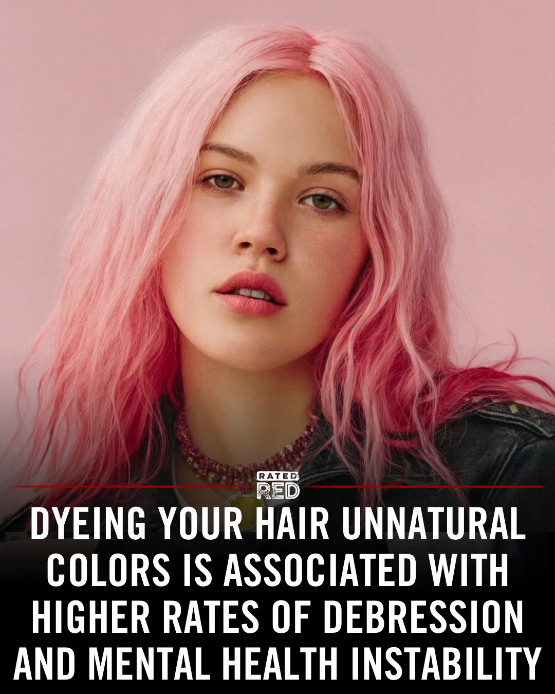 Rated Red - A 2022 observational study titled Blue Hair... | Facebook